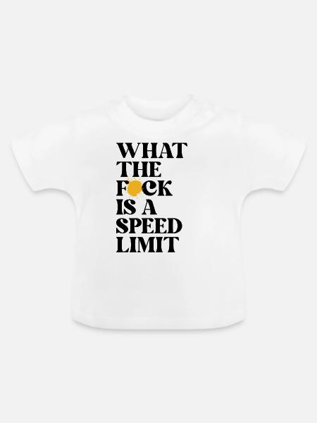 Auto - Baby Bio-T-Shirt mit Rundhals - Weiß