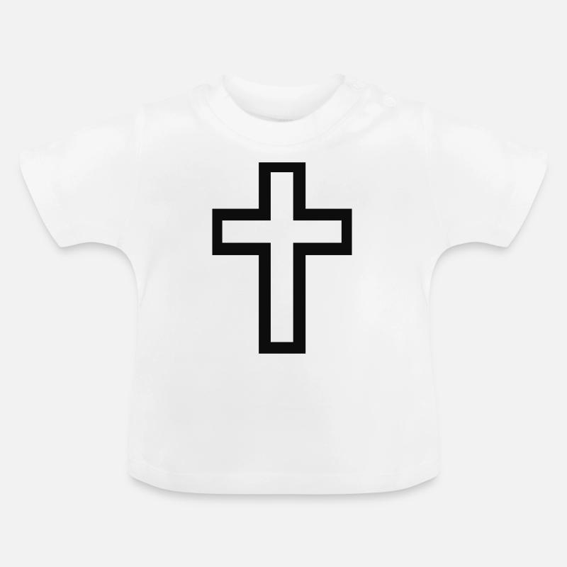 Intersection - T-shirt bio col rond Bébé - blanc