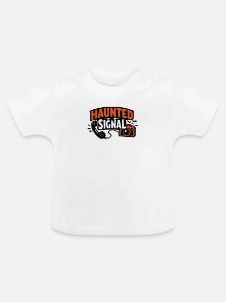Geistersignal Kamera - Baby Bio-T-Shirt mit Rundhals - Weiß