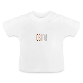 Communauté des ours gay woof bearpide gaypride oso lgbt - T-shirt bio col rond Bébé - blanc - Devant
