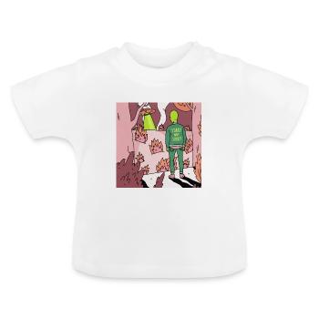 DÉSOLÉ PAS DÉSOLÉ - T-shirt bio col rond Bébé - blanc - Devant