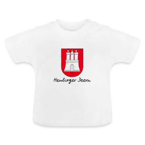 Bronko55 No.21 – Hamburger Deern - Baby Bio-T-Shirt mit Rundhals