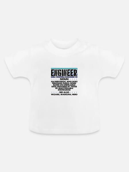 Engineer Gifts Präzisions-Rate-Assistent - Baby Bio-T-Shirt mit Rundhals - Weiß
