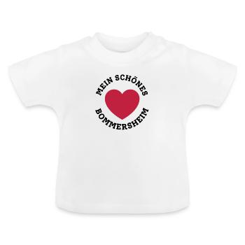 Mein schönes Bommersheim - Baby Bio-T-Shirt mit Rundhals - Weiß - Vorne