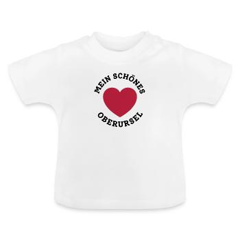 Mein schönes Oberursel - Baby Bio-T-Shirt mit Rundhals - Weiß - Vorne