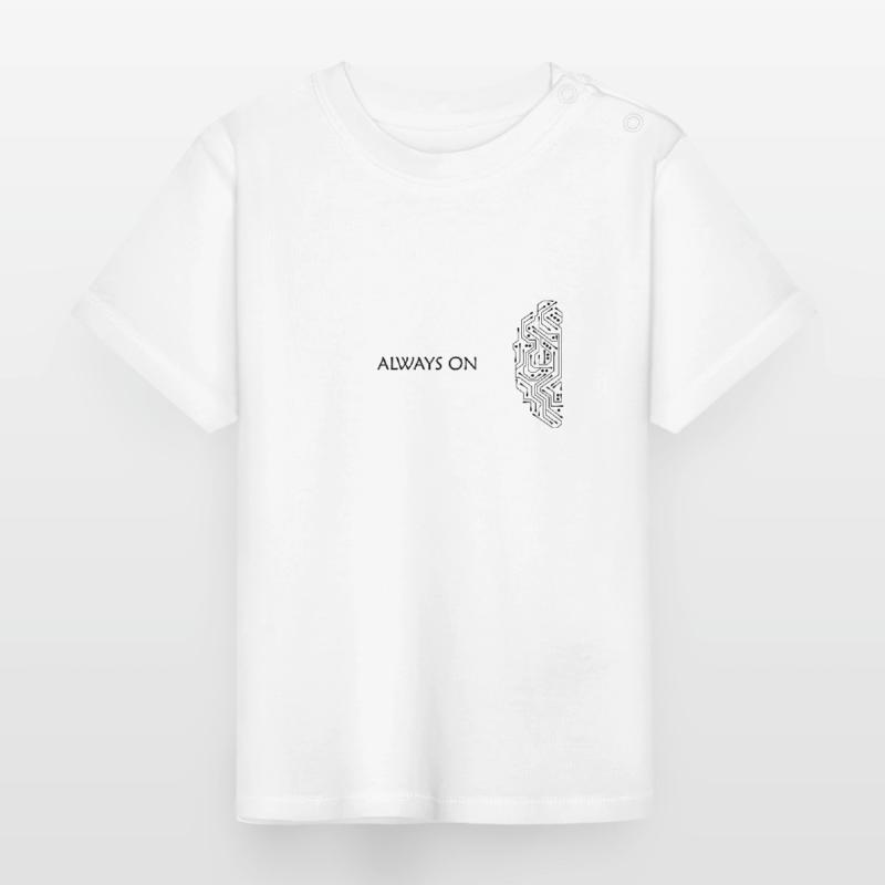 Programmierer Coder Entwickler Nerd Geek Geschenk Baby Bio-T-Shirt mit Rundhals