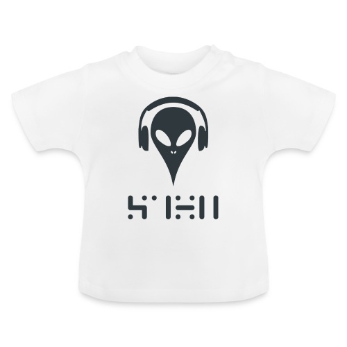 alien - Økologisk T-shirt til baby, rund hals