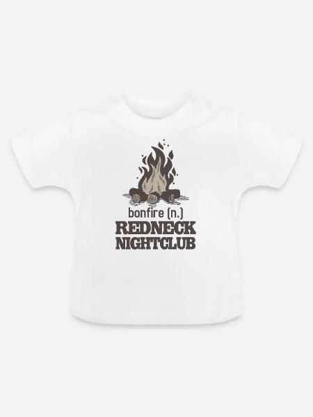 Redneck - Baby Bio-T-Shirt mit Rundhals - Weiß