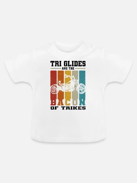 Trike - Baby Bio-T-Shirt mit Rundhals - Weiß