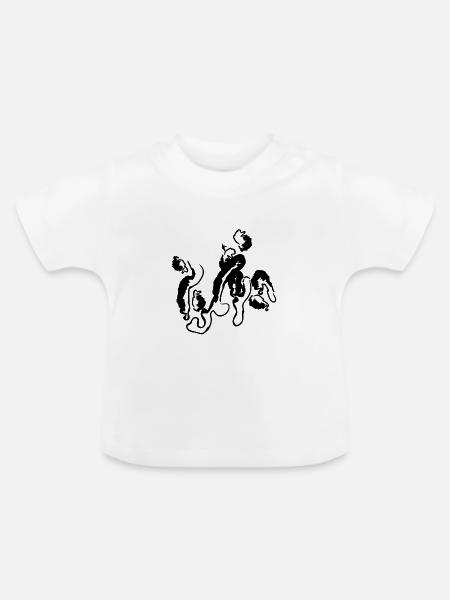 Cool symbol - timeless Design - Baby Bio-T-Shirt mit Rundhals - Weiß