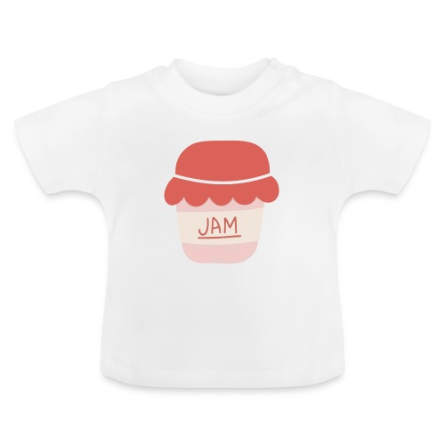 Marmellata - Maglietta ecologica con scollo rotondo per neonato