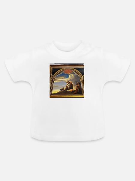 AI Art 1684479270343 - Baby Bio-T-Shirt mit Rundhals - Weiß