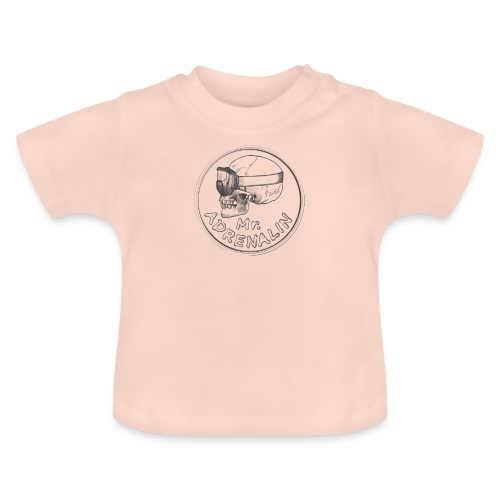 Mr. Adrenalin - Baby Bio-T-Shirt mit Rundhals