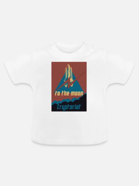 Cryptoriot - Baby Bio-T-Shirt mit Rundhals - Weiß