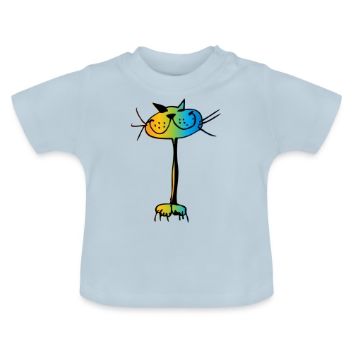 Katze - Baby Bio-T-Shirt mit Rundhals