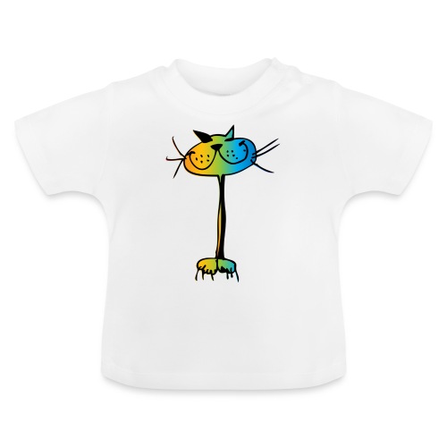 Katze - Baby Bio-T-Shirt mit Rundhals