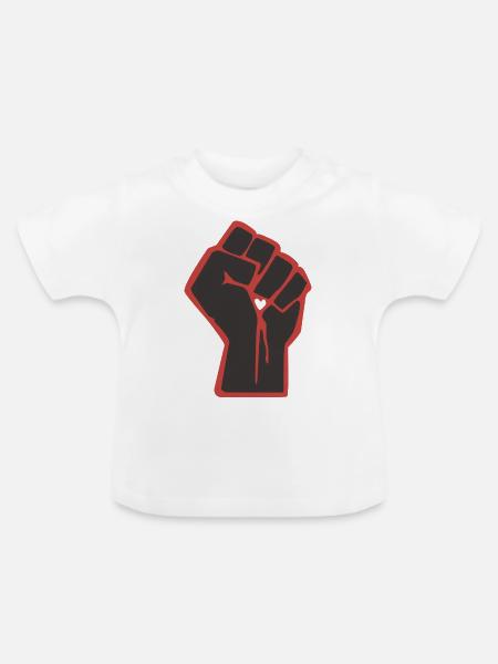 faust - Baby Bio-T-Shirt mit Rundhals - Weiß