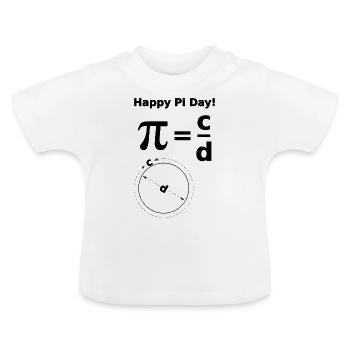 mathematics - Baby Organic T-Shirt with Round Neck - white - Front