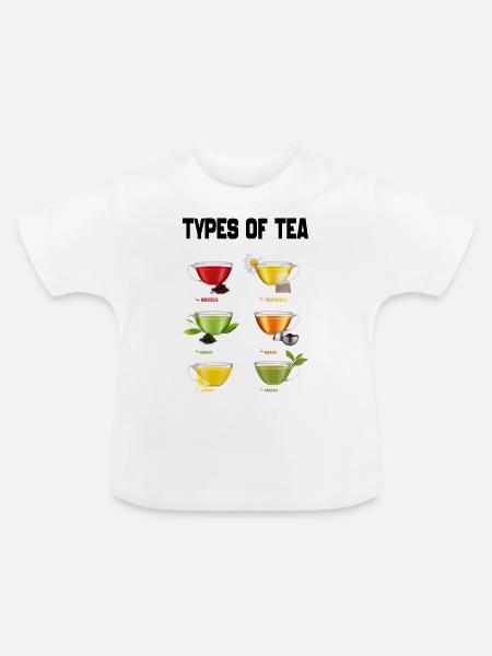 TEE-SORTEN - Baby Bio-T-Shirt mit Rundhals - Weiß