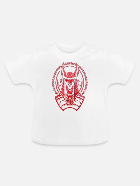 Ägypten-Hieroglyphe Nil-Flagge Pharao-Pyramide Kairo - Baby Bio-T-Shirt mit Rundhals - Weiß