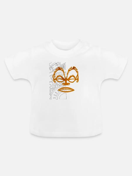 TIKI TOA - Baby Bio-T-Shirt mit Rundhals - Weiß