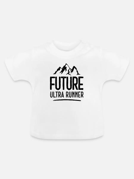 Future Ultra Runner - Baby Bio-T-Shirt mit Rundhals - Weiß