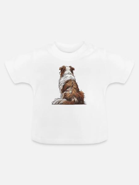 Old Doggy - Baby Bio-T-Shirt mit Rundhals - Weiß