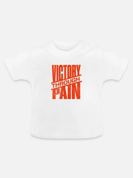 Sieg - Baby Bio-T-Shirt mit Rundhals - Weiß