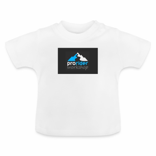 08 pro rider logo - Ekologisk T-shirt med rund hals baby