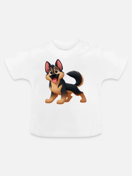 Beauce - Baby Bio-T-Shirt mit Rundhals - Weiß