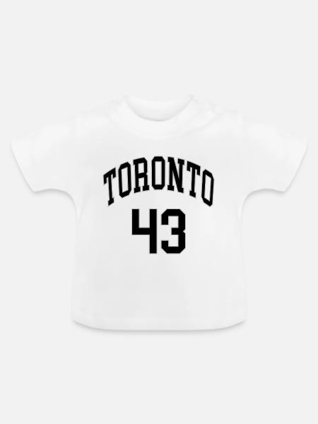 Toronto 43 - Baby Bio-T-Shirt mit Rundhals - Weiß