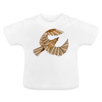 Vector Eagle Vintage T-shirt - T-shirt bio col rond Bébé - blanc - Devant