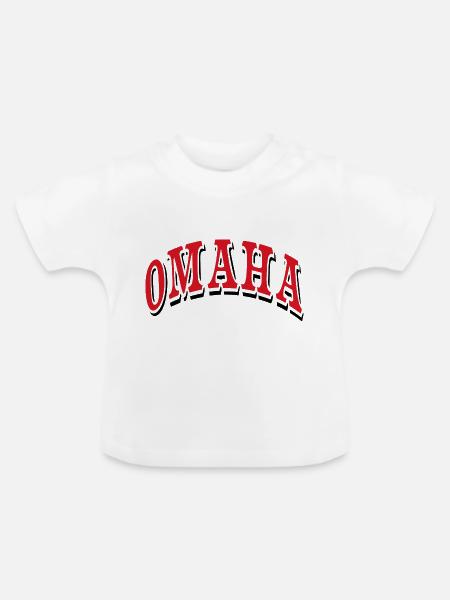 Omaha - Baby Bio-T-Shirt mit Rundhals - Weiß