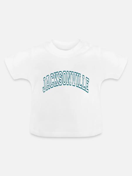 Jacksonville - Baby Bio-T-Shirt mit Rundhals - Weiß