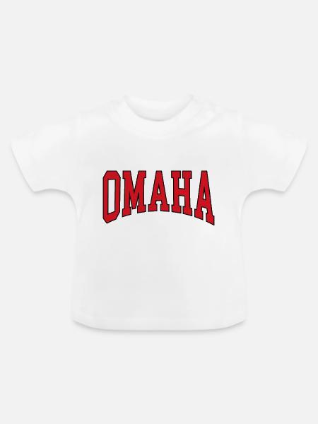 Omaha - Baby Bio-T-Shirt mit Rundhals - Weiß