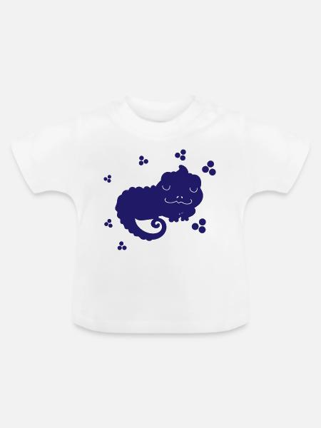 Salamander - Amphibie Tier - Baby Bio-T-Shirt mit Rundhals - Weiß