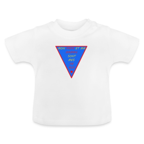 PAPA MAMAN - T-shirt bio col rond Bébé