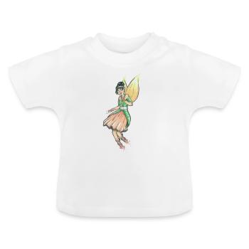 Fée de la nature - T-shirt bio col rond Bébé - blanc - Devant