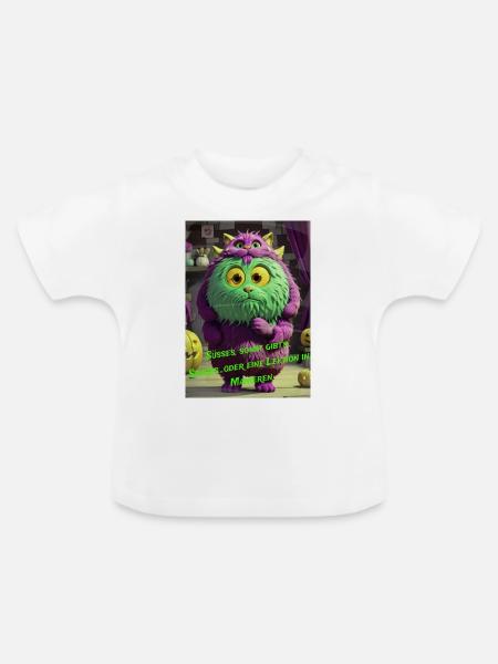 Halloween 4 - Baby Bio-T-Shirt mit Rundhals - Weiß