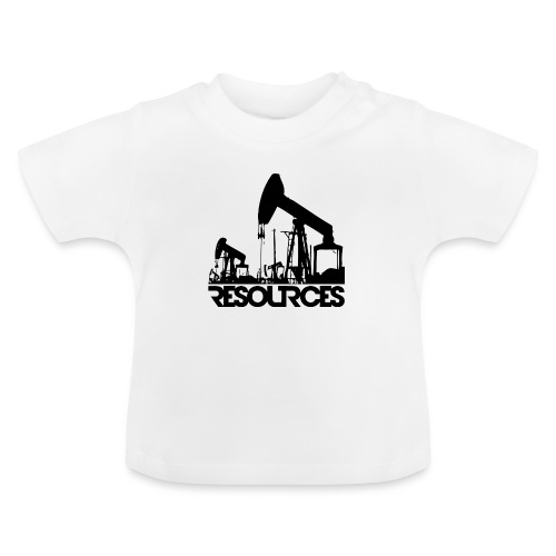 App Icon randlos schwarz - Baby Bio-T-Shirt mit Rundhals