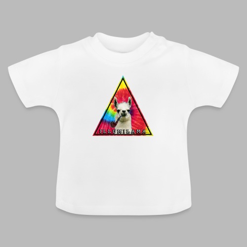 Illumilama logo T-shirt - Baby Organic T-Shirt with Round Neck