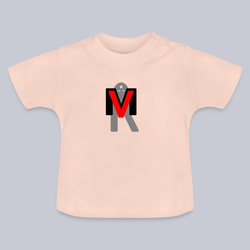 MVR LOGO - Baby Organic T-Shirt with Round Neck