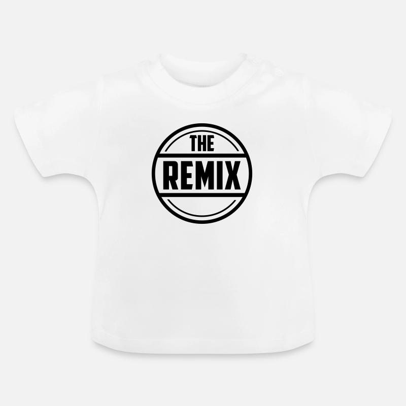 The Remix - T-shirt bio col rond Bébé - blanc