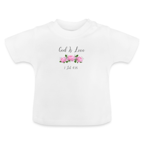 Gott ist Liebe Christliche Tshirt Geschenke Jesus - Baby Bio-T-Shirt mit Rundhals