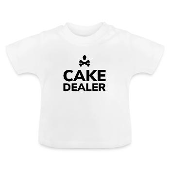 Baker Baker - Baby Organic T-Shirt with Round Neck - white - Front