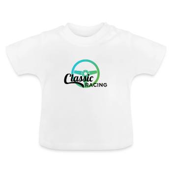 Motorsport - Baby Bio-T-Shirt mit Rundhals - Weiß - Vorne