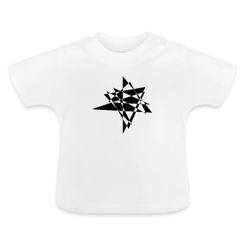 Geometric shapes - Baby Organic T-Shirt with Round Neck - white - Front