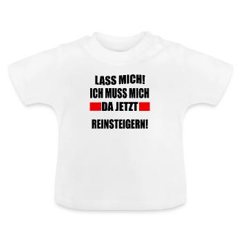 Laisse-moi m’y mettre - T-shirt bio col rond Bébé - blanc - Devant