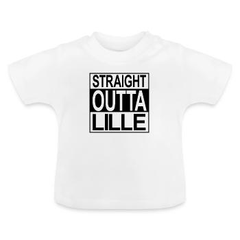 lille - Baby Bio-T-Shirt mit Rundhals - Weiß - Vorne