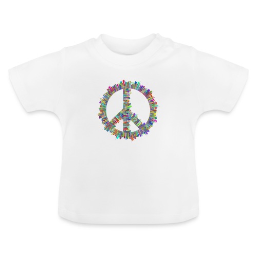 Frieden - Baby Bio-T-Shirt mit Rundhals